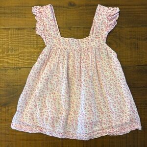Lucky Baby Toddler Girls Jade Pink Floral Dress or Blouse 3M